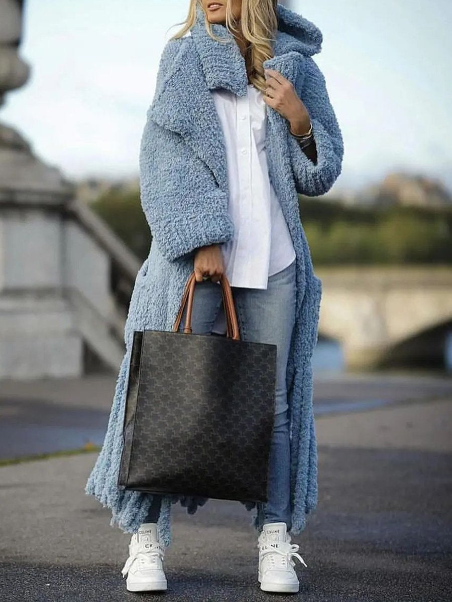 Fringed Loose Long Coat