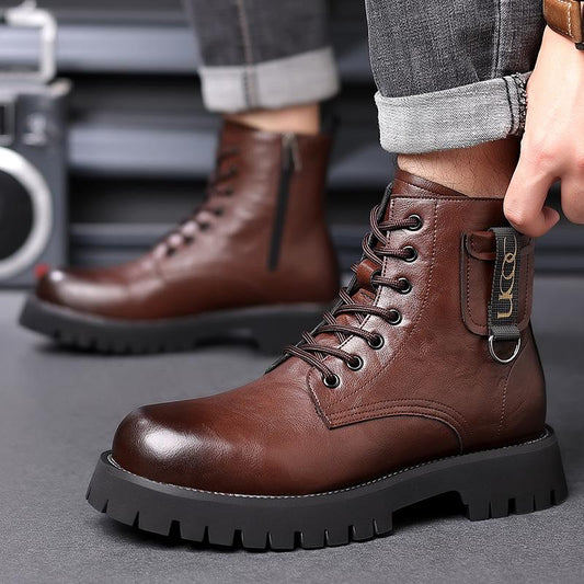 New winter suede leather shoes