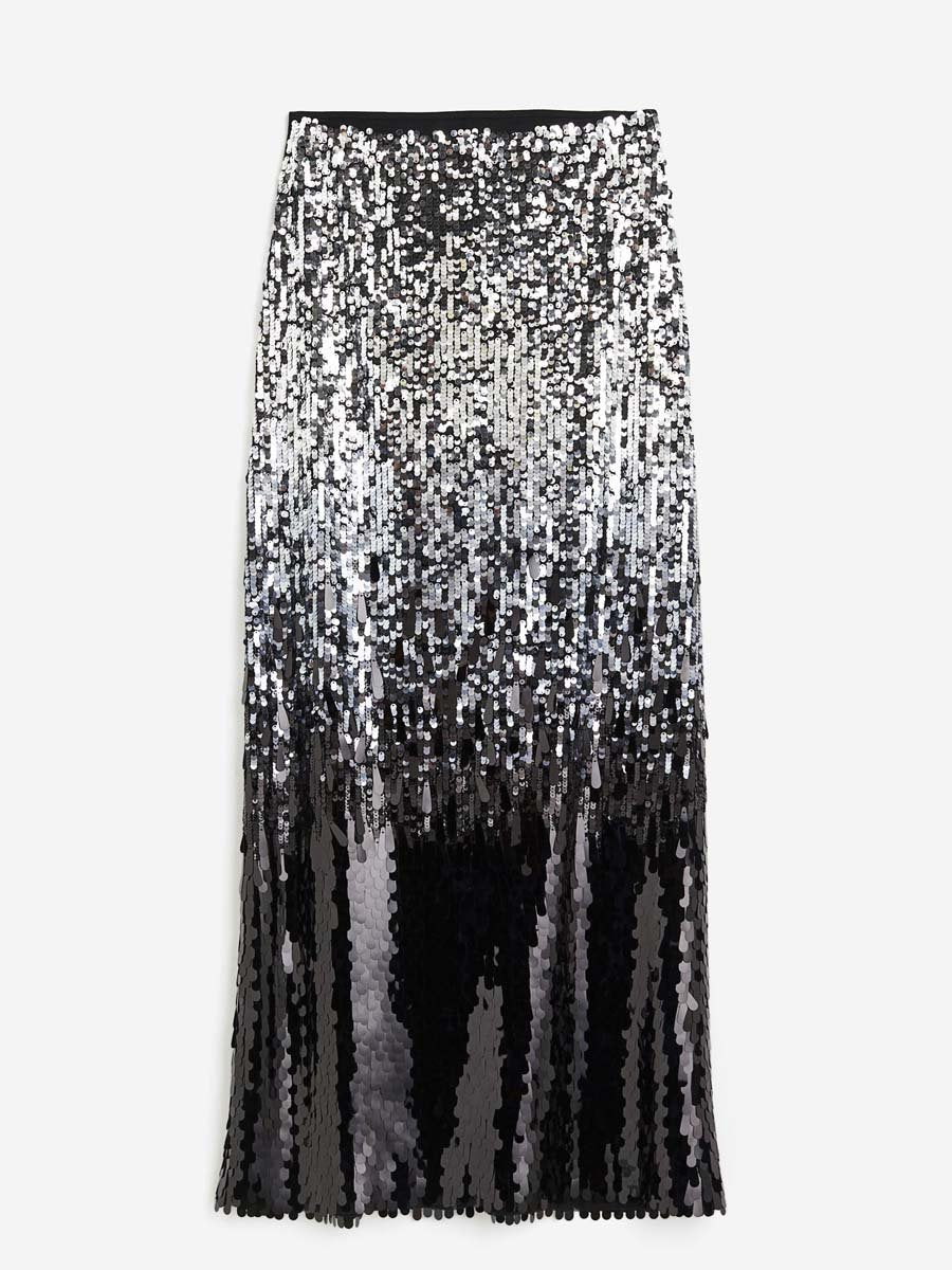 Sequined Maxi Skirt