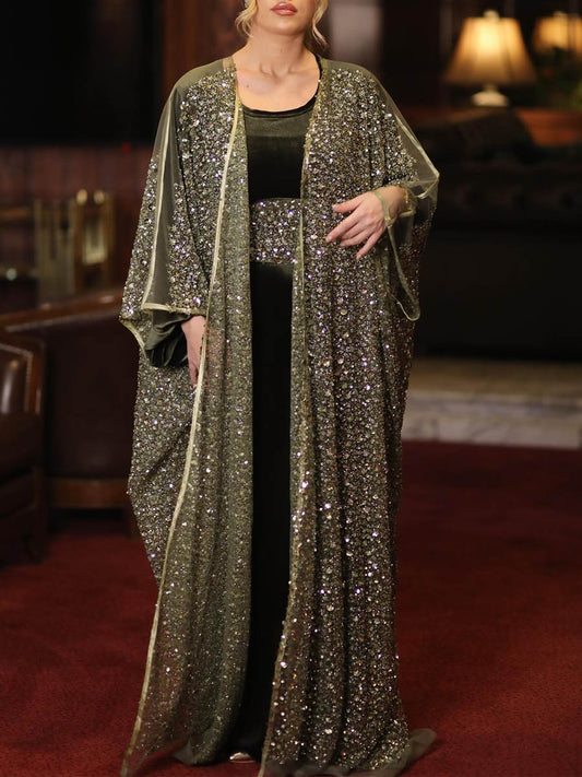 Sequin Patchwork Cardigan