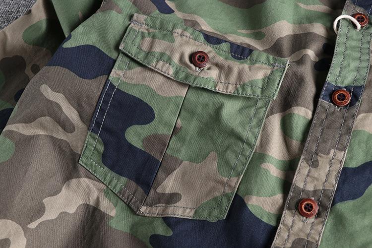 kings Cross camo Button Up Shirt