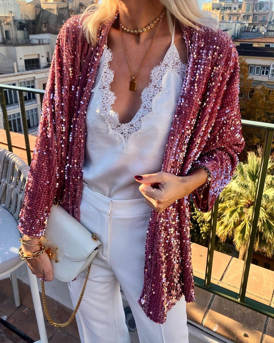 Women's Sequined Cardigan Jacket