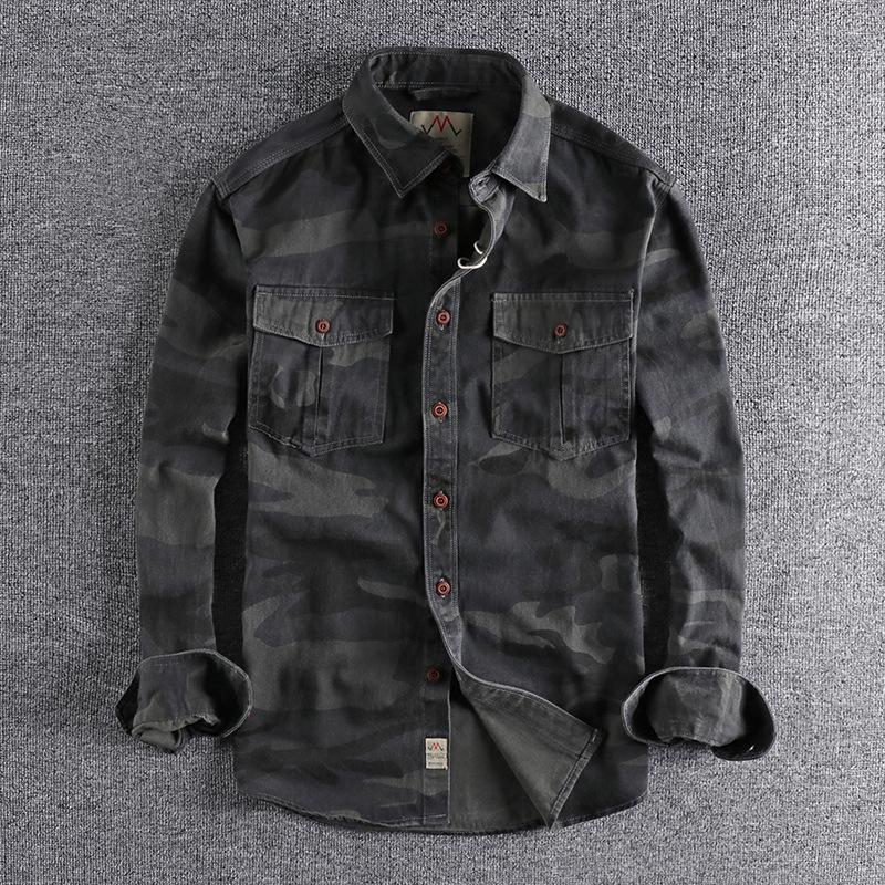 kings Cross camo Button Up Shirt