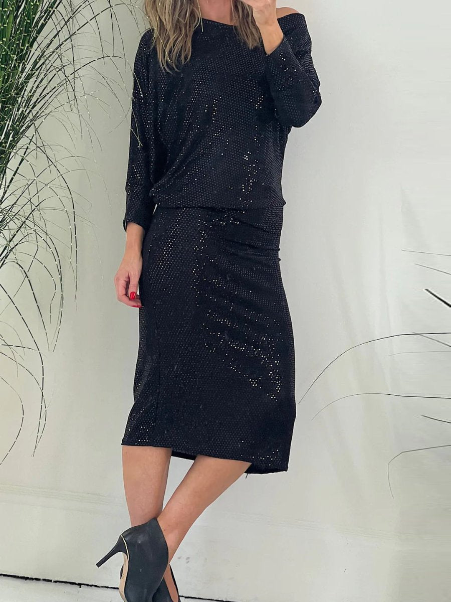 Sequin Midi Dress For Events