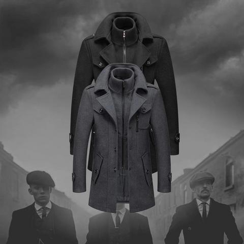 (EARLY BLACK FRIDAY-50% OFF)Men's Woolen Two-piece Jacket